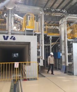 Thi công xây lắp Lò nung gốm sứ thiết bị vệ sinh TOTO Lò V4 và V5
